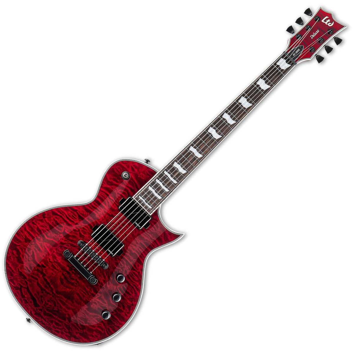 ESP Guitars LEC1000QMSTBC EC-1000 6 String RH Electric Guitar - See Th