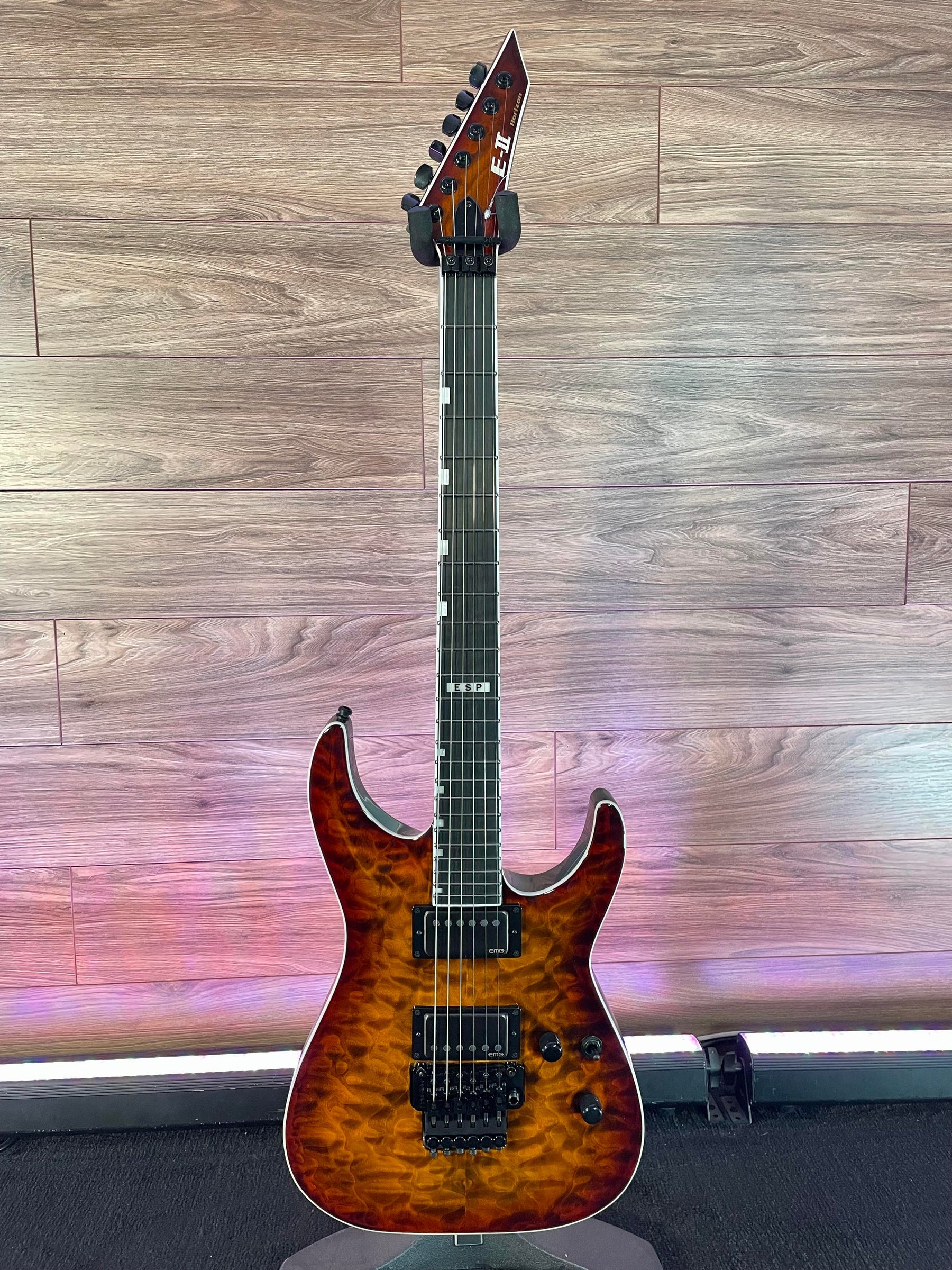 ESP E-II Horizon FR-II - Tiger Eye Sunburst