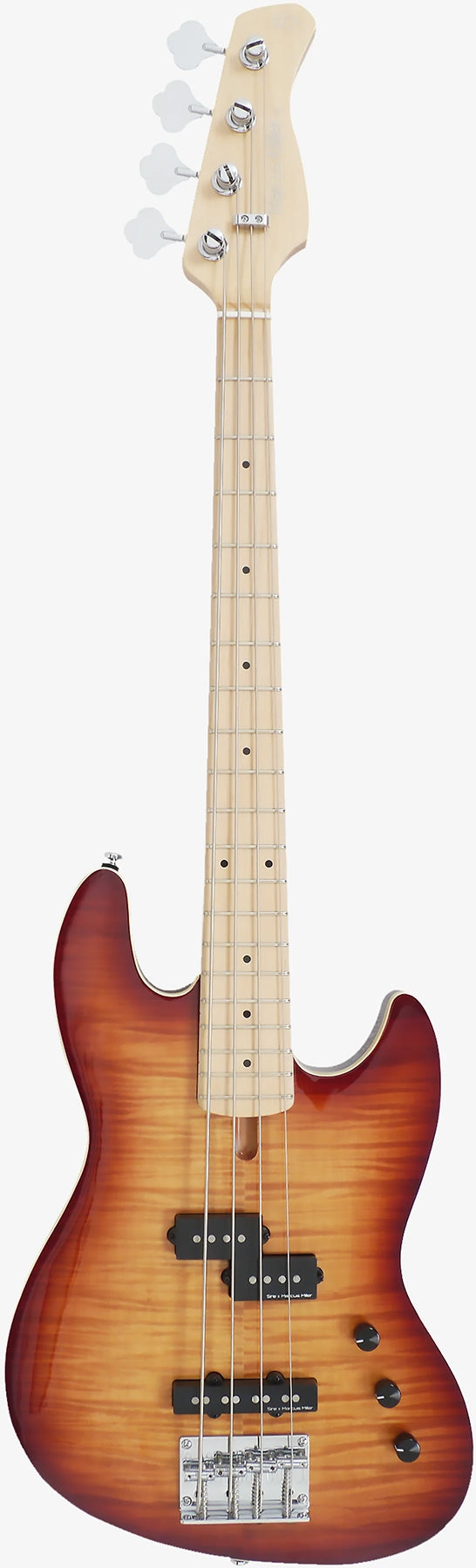 Sire Marcus Miller Signature 4 String RH Fretless Bass - Tobacco Sunburst