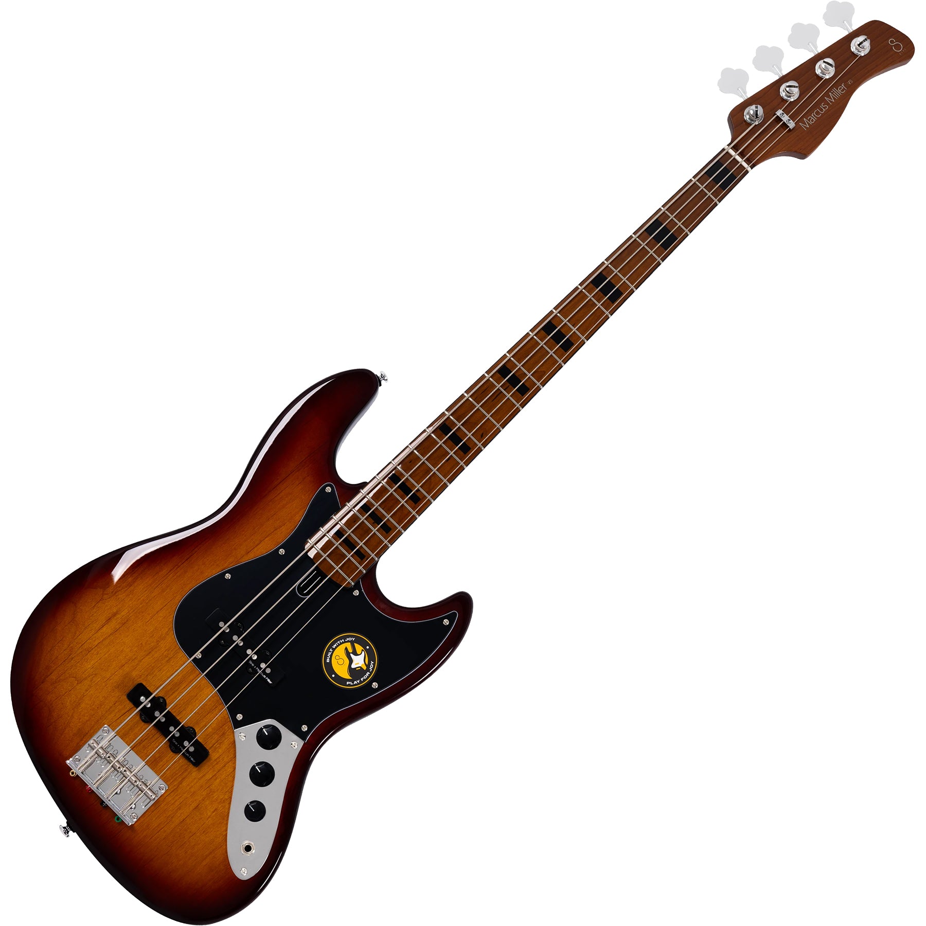 Sire Marcus Miller Signature 4 String RH Passive Fretless Bass - Tobacco Sunburst