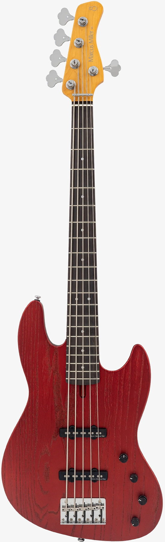 Sire Marcus Miller Signature 5 String RH Electric Bass - Candy Apple Red