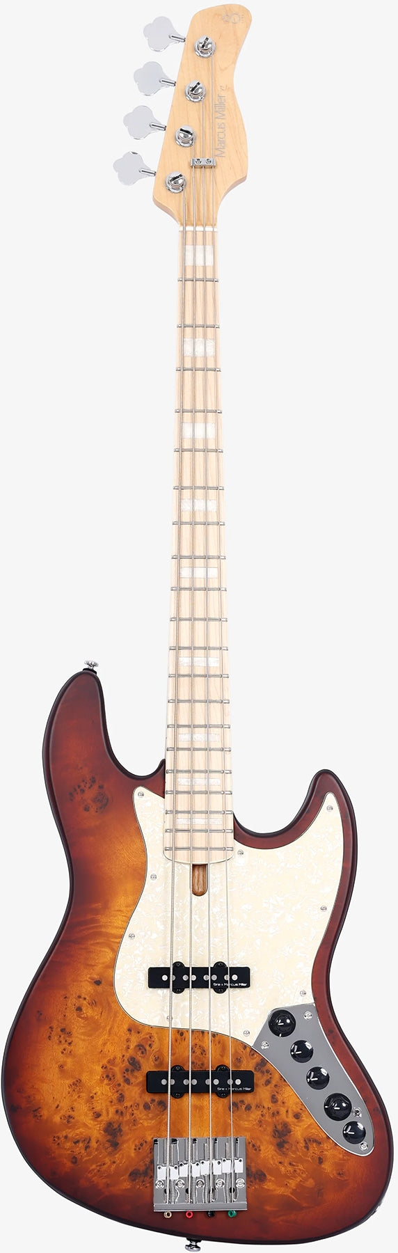 Sire Marcus Miller Signature 4 String RH Electric Bass - Tobacco Sunburst Satin