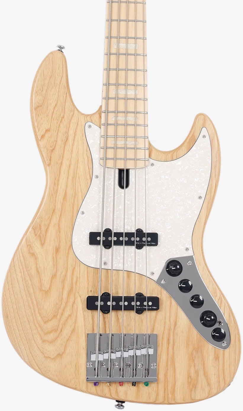Sire Marcus Miller Signature 5 String RH Electric Bass - Natural Satin