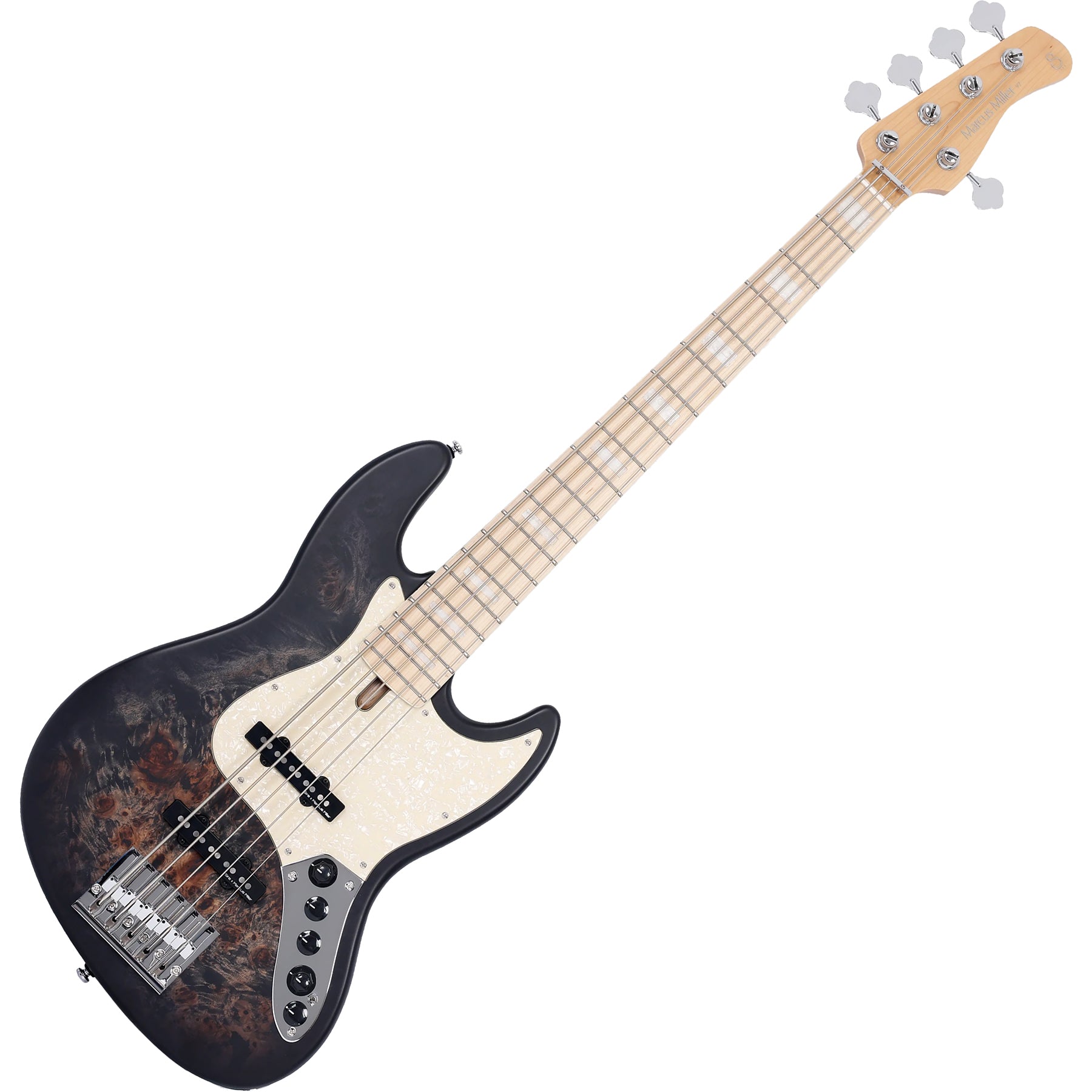 Sire Marcus Miller Signature 5 String RH Electric Bass - Transparent Black Satin