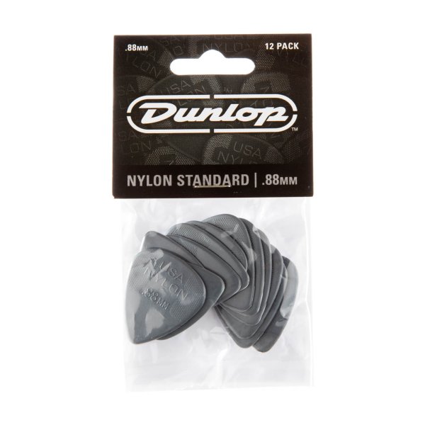 Dunlop - 0.88mm Nylon Guitar Pick (12/bag)