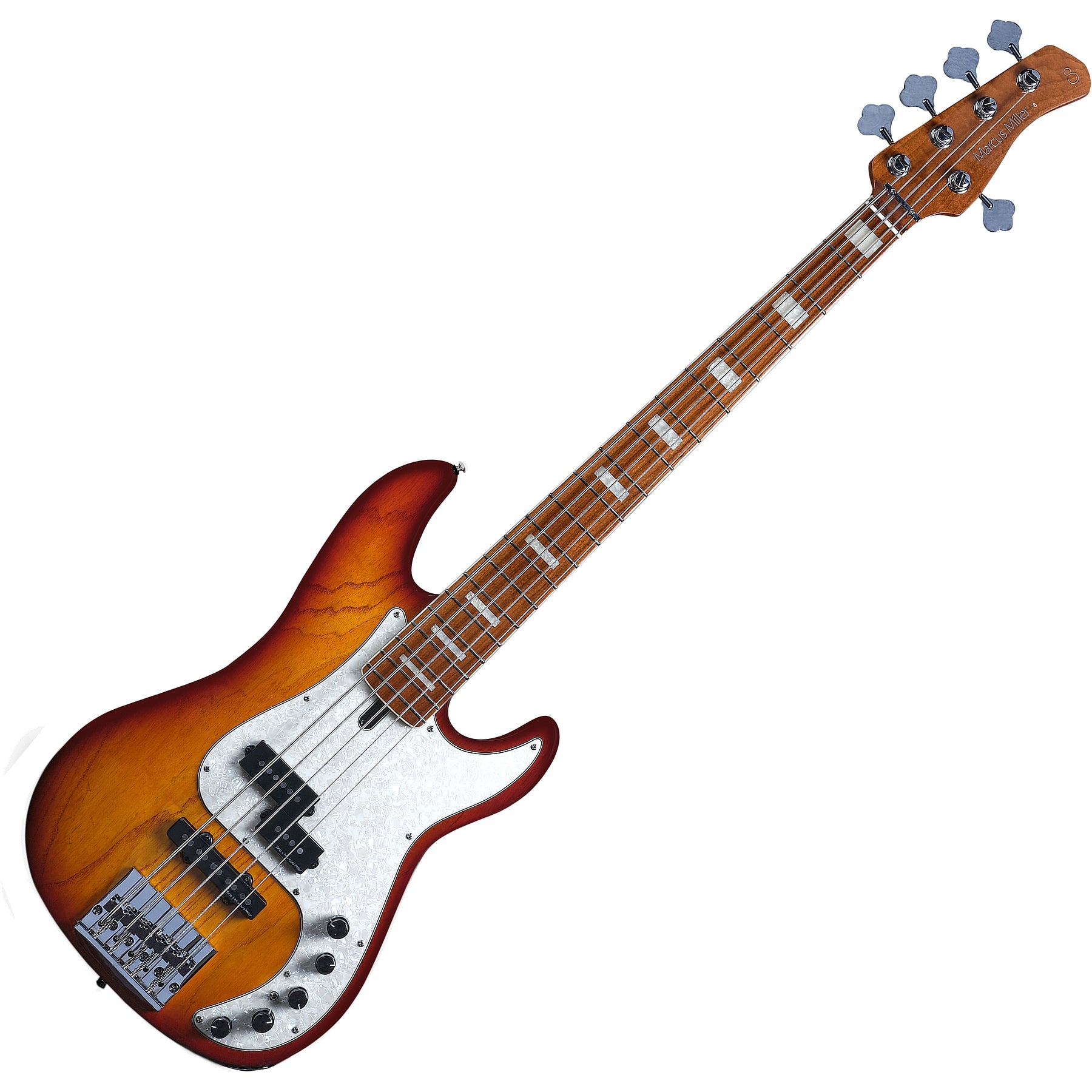 Sire 5 String RH Marcus Miller Signature Fretless Bass w/ Gigbag - Tobacco Sunburst