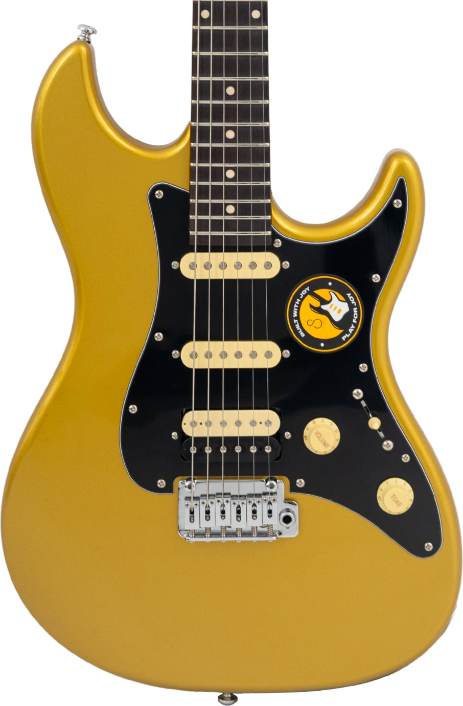 Sire 6 String RH Larry Carlton Signature Electric Guitar – Metallic Gold