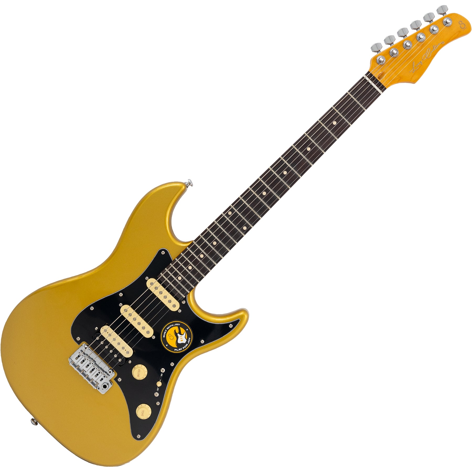Sire 6 String RH Larry Carlton Signature Electric Guitar – Metallic Gold