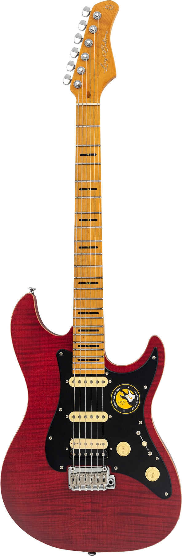 Sire 6 String RH Larry Carlton Signature Electric Guitar – See Through Red