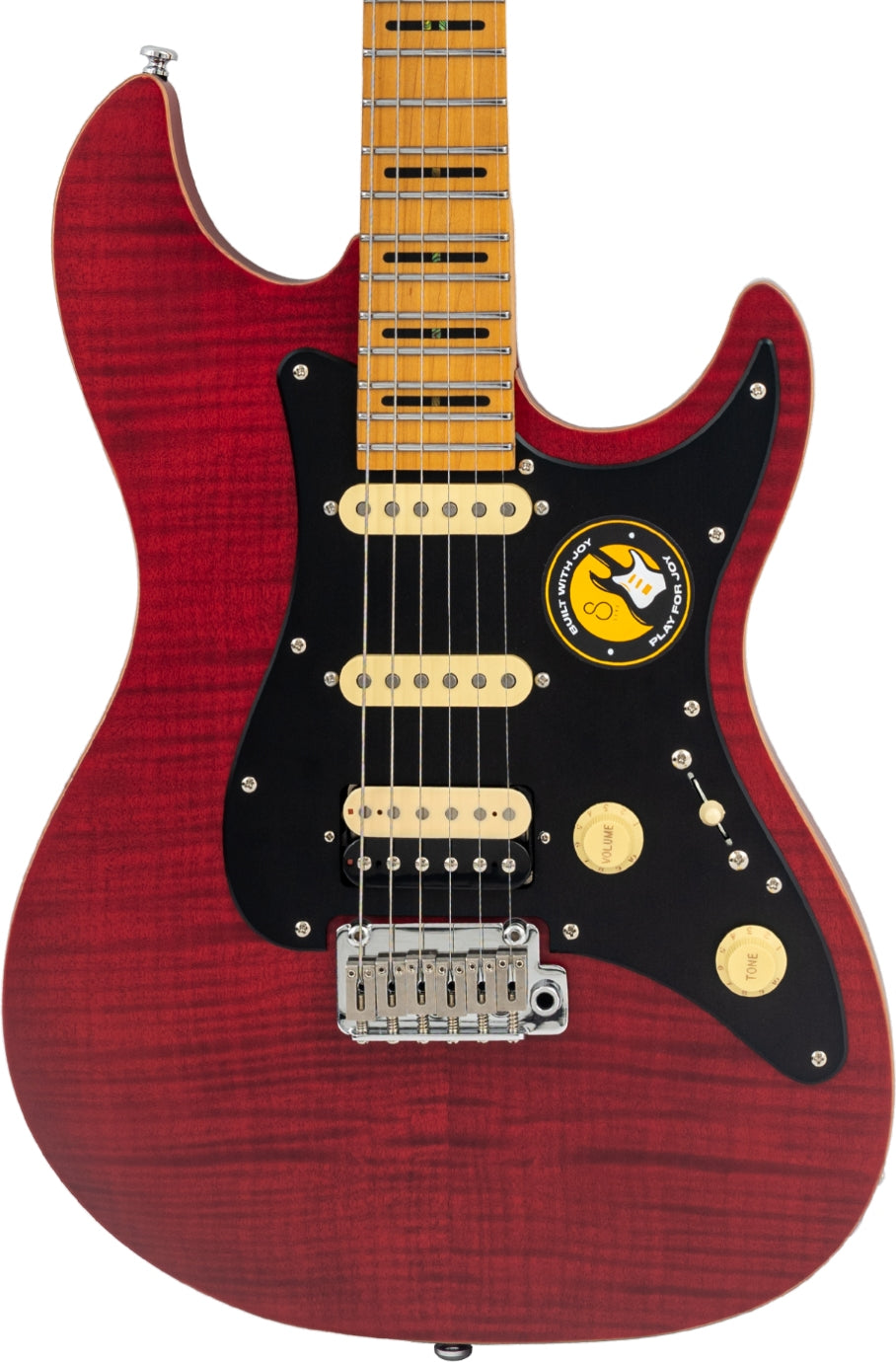 Sire 6 String RH Larry Carlton Signature Electric Guitar – See Through Red
