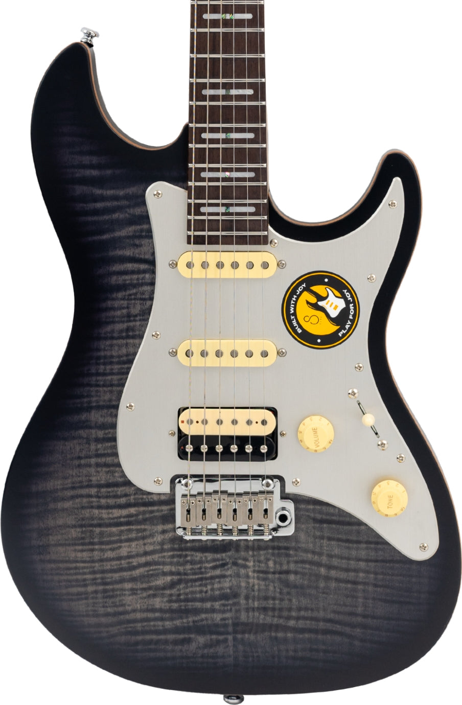 Sire 6 String RH Larry Carlton Signature Electric Guitar – Transparent Black Satin