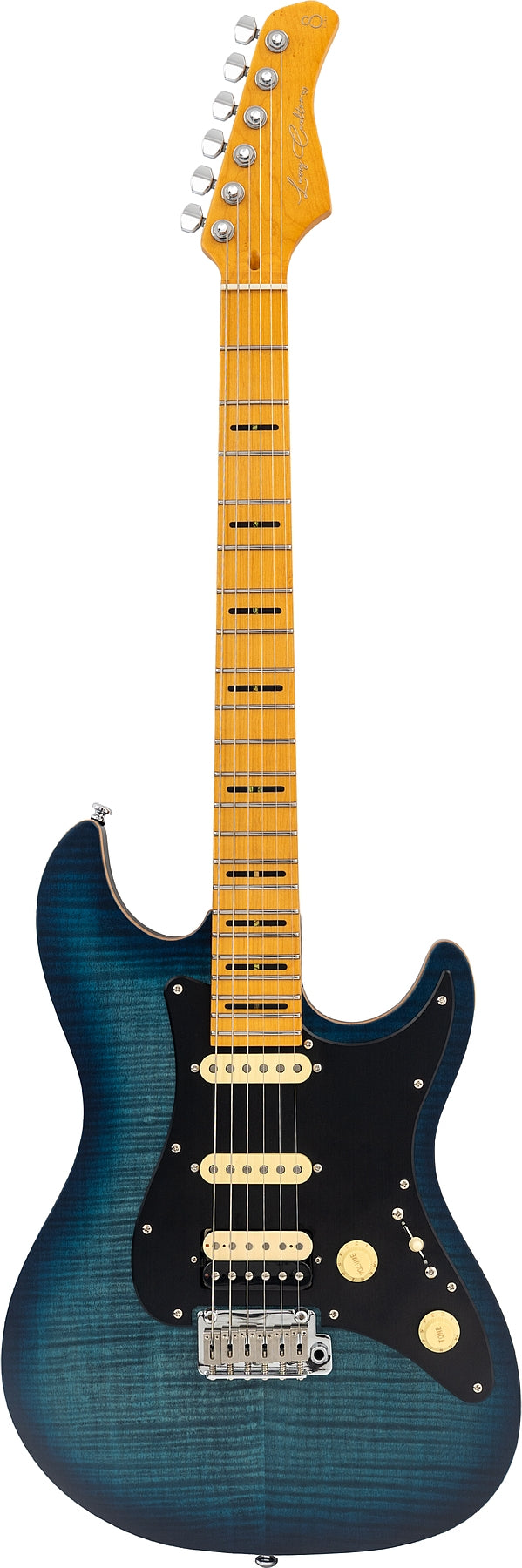 Sire 6 String RH Larry Carlton Signature Electric Guitar – Transparent Blue Satin