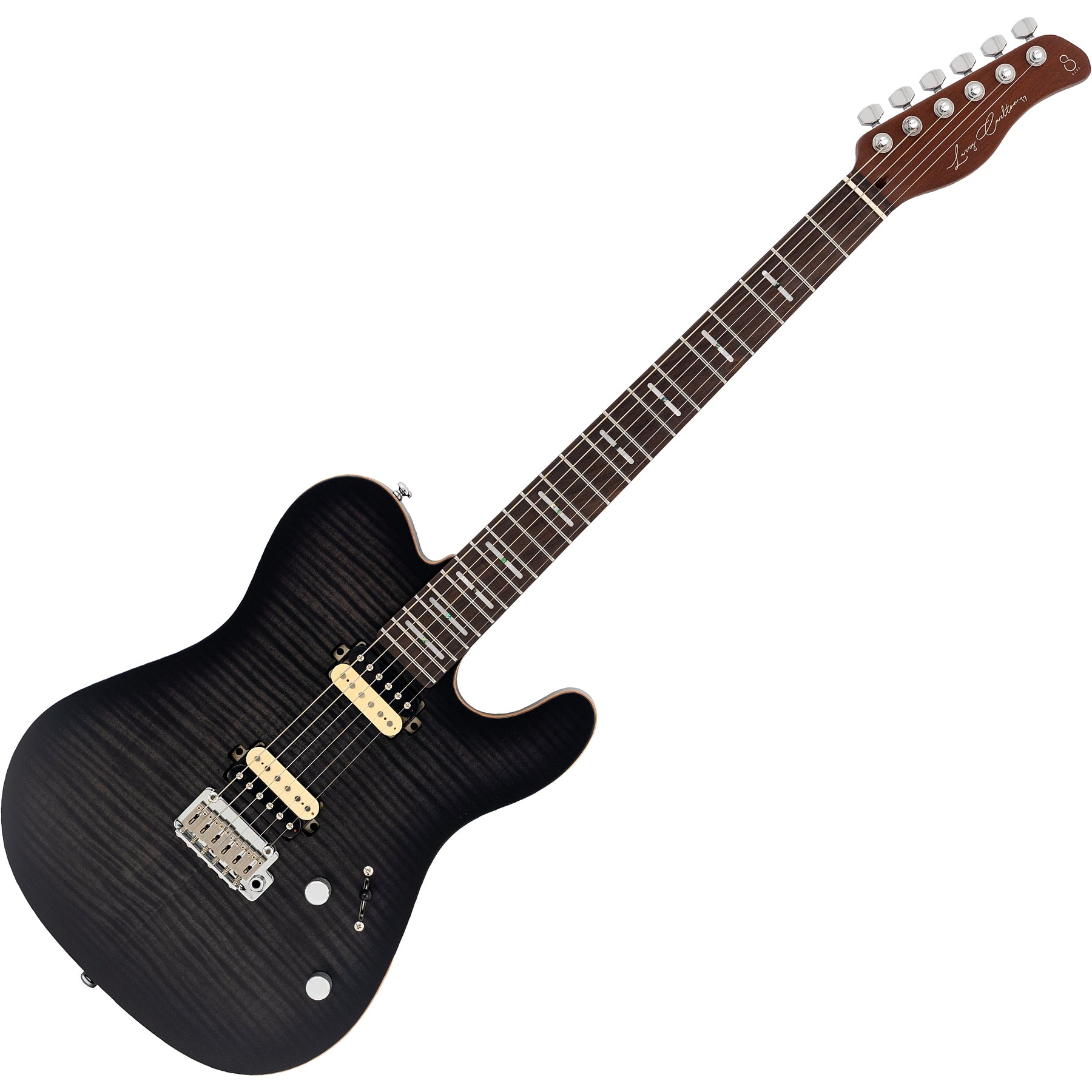 Sire 6 String RH Larry Carlton Signature Electric Guitar – Transparent Black