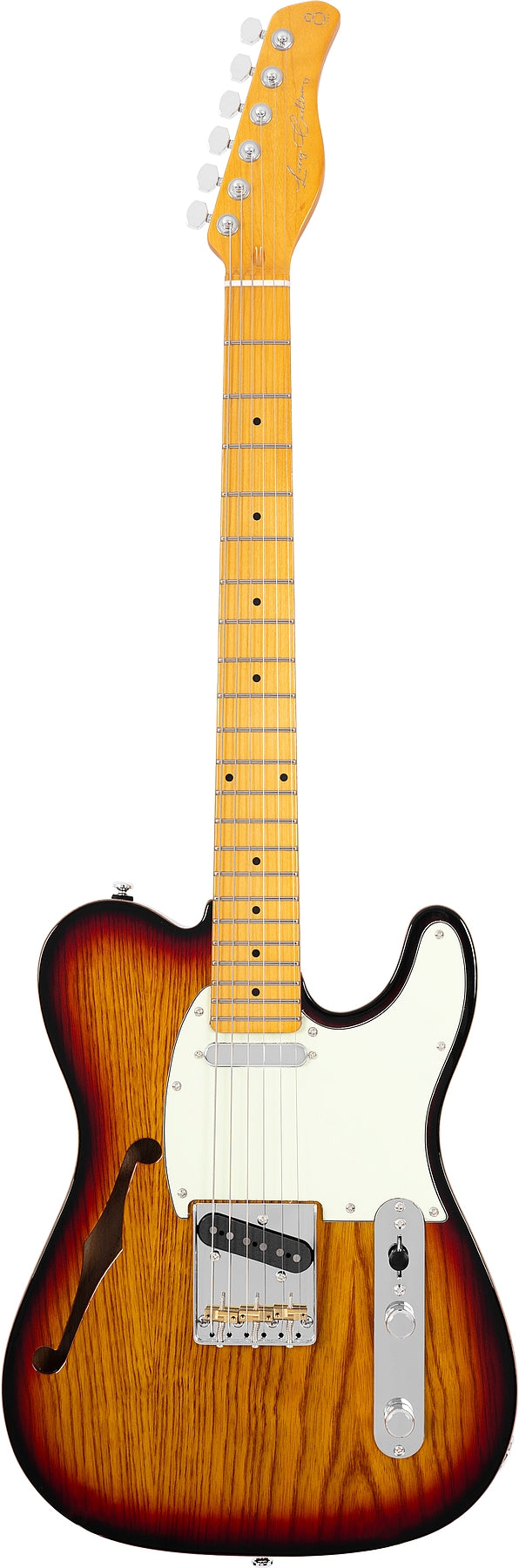 Sire 6 String RH Larry Carlton Signature Semi-Hollowbody Guitar - 3 Tone Sunburst