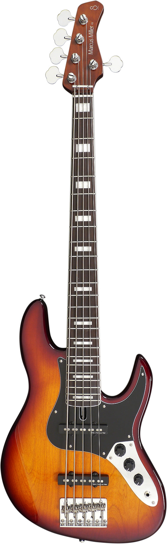 Sire Marcus Miller V5-24 5 String RH Fretless Bass - Tobacco Sunburst