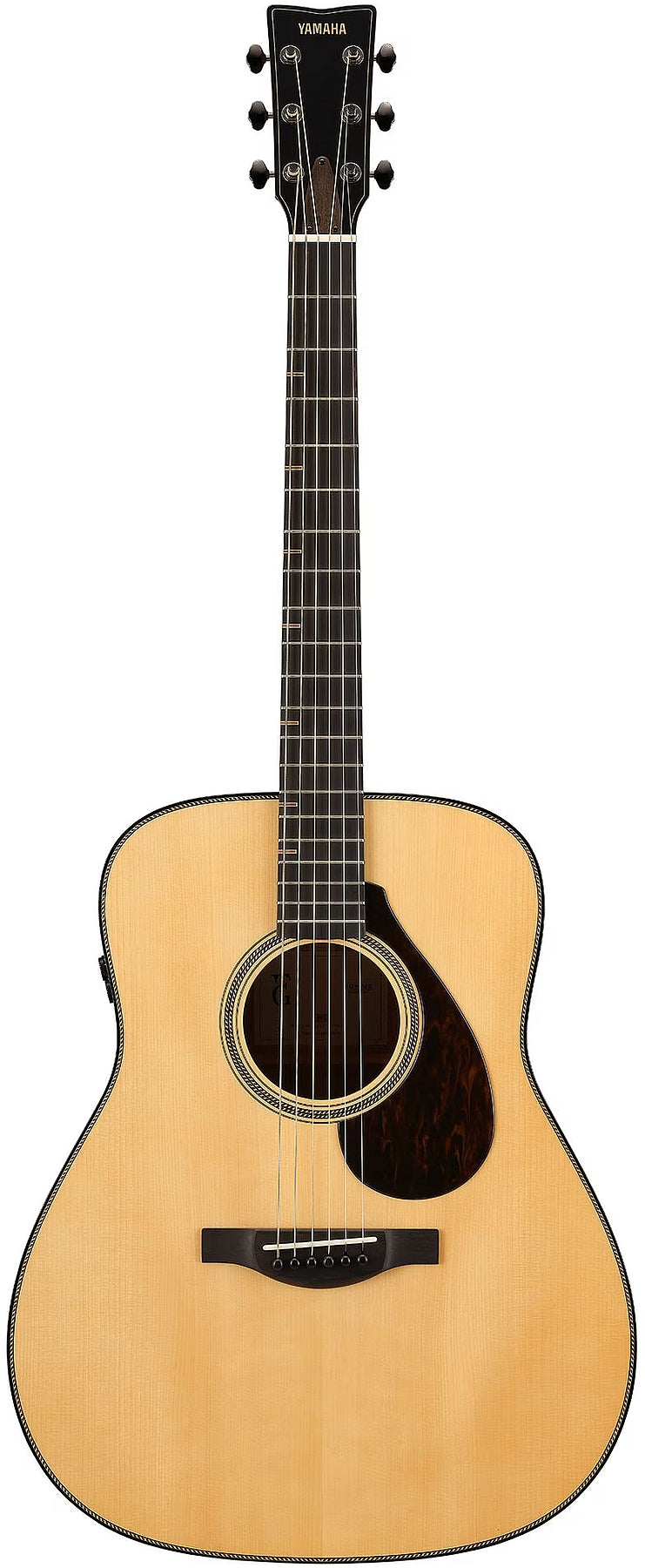 Yamaha FG9 MX 6 String RH Dreadnought Style African Mahogany Back/Sides Acoustic Electric Guitar with Case - Natural