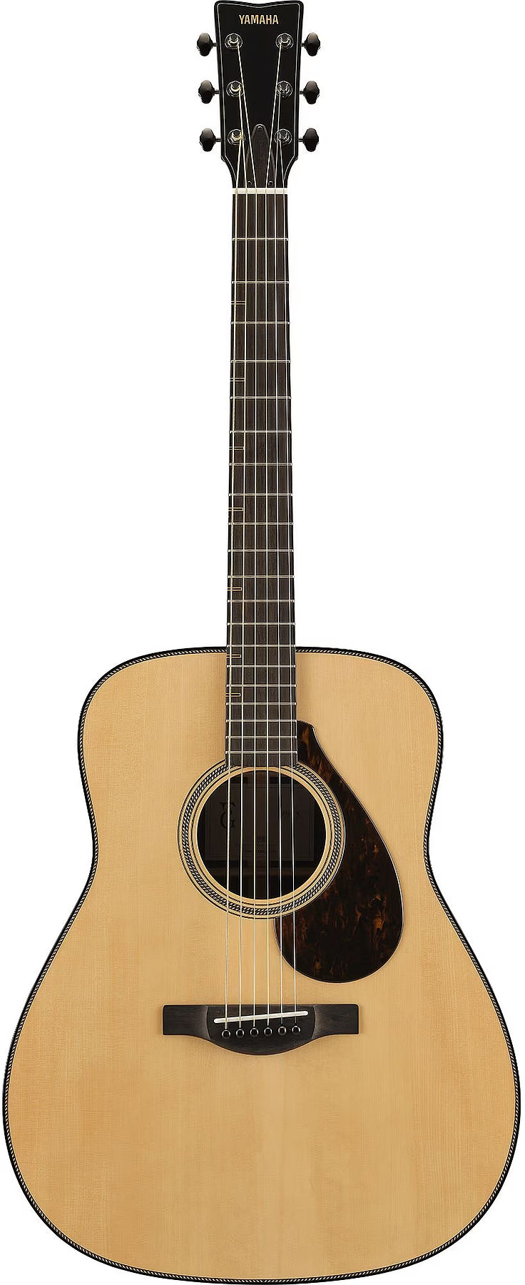 Yamaha FG9 M 6 String RH Dreadnought Style African Mahogany Back/Sides Acoustic Guitar with Case - Natural