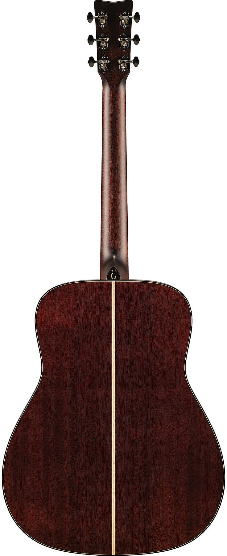 Yamaha FG9 M 6 String RH Dreadnought Style African Mahogany Back/Sides Acoustic Guitar with Case - Natural