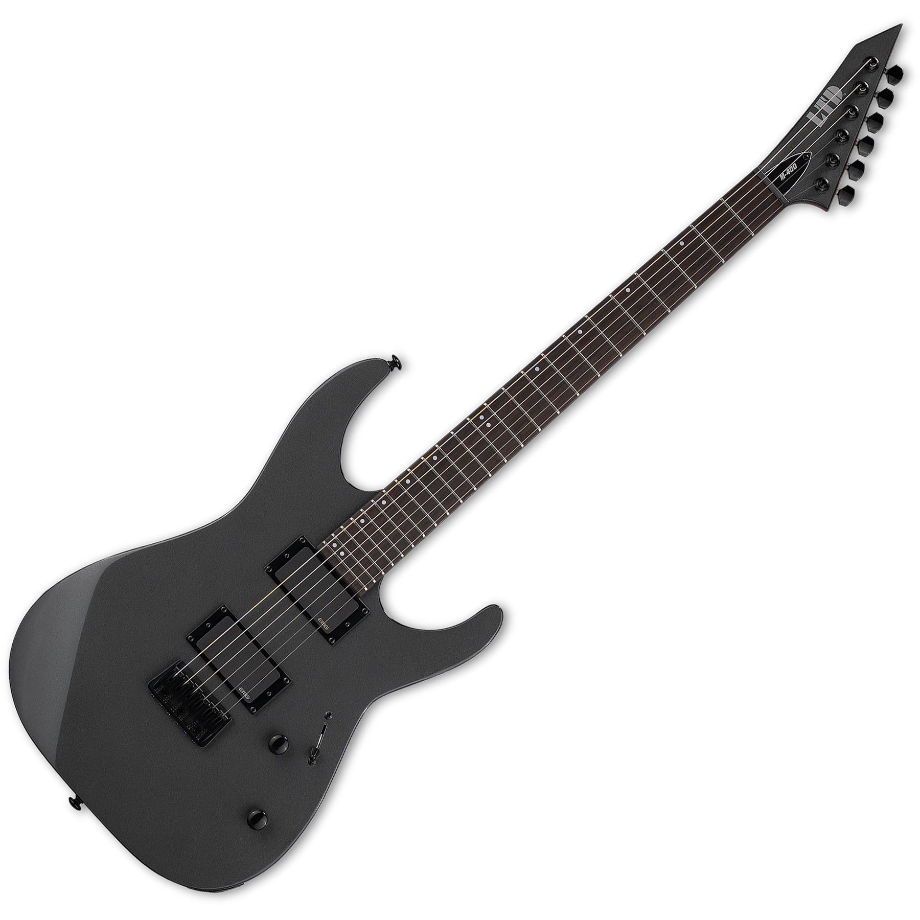 ESP Guitars LM400HTCHM LTD M-400HT 6 String RH Electric Guitar - Charcoal Metallic