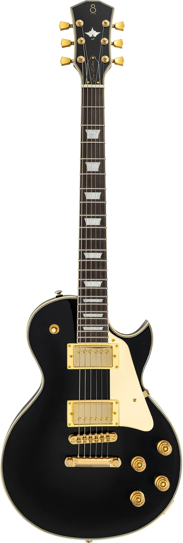 Sire Larry Carlton L Series 6 String RH Electric Guitar - Black with Gold Hardware