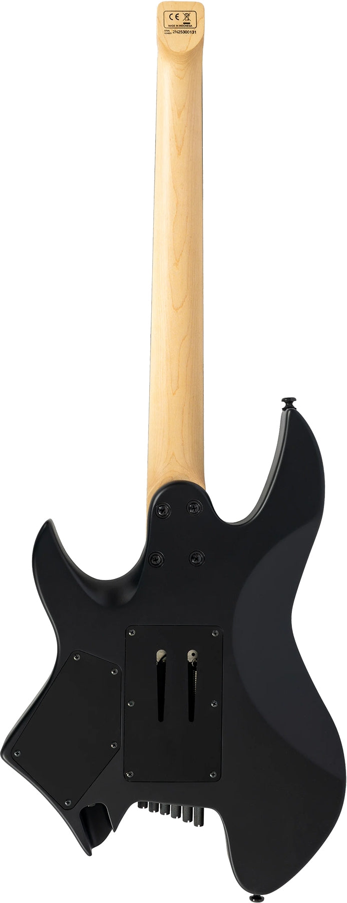 Sire Larry Carlton X6 Headless-6 String Electric Guitar, Black Satin