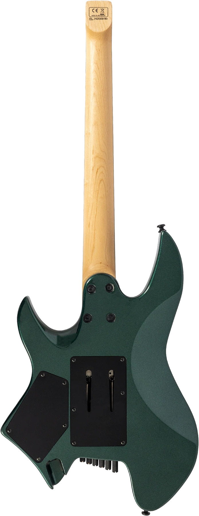 Sire Larry Carlton X6 Headless-6 String Electric Guitar, Metallic Green