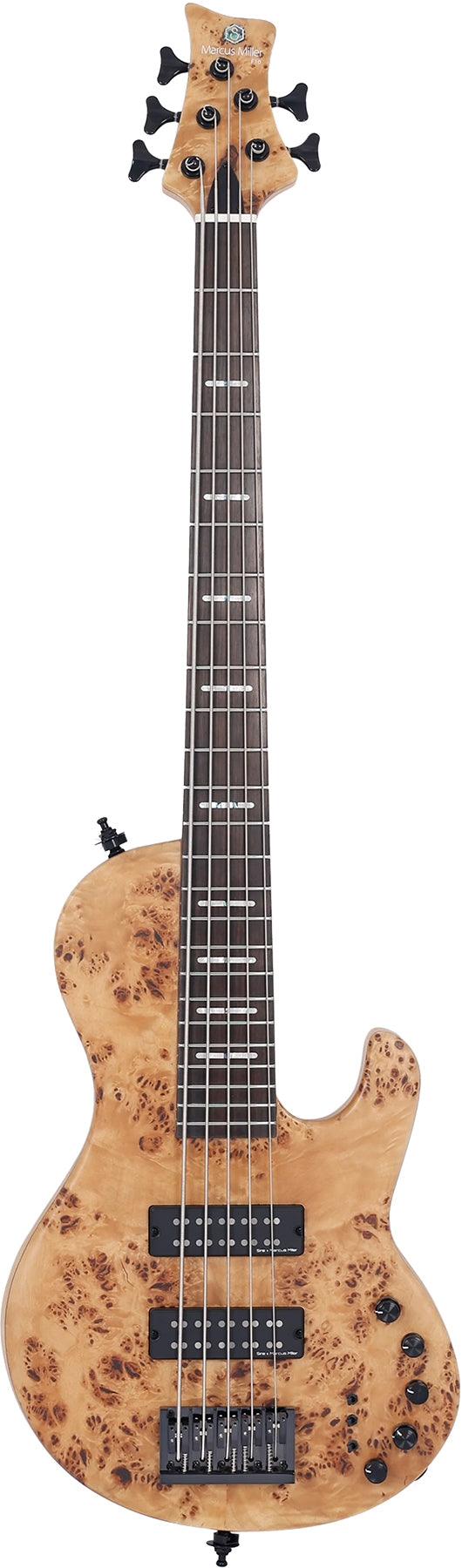 Sire 5 String RH Marcus Miller F Series Electric Bass with Case - Natural Satin
