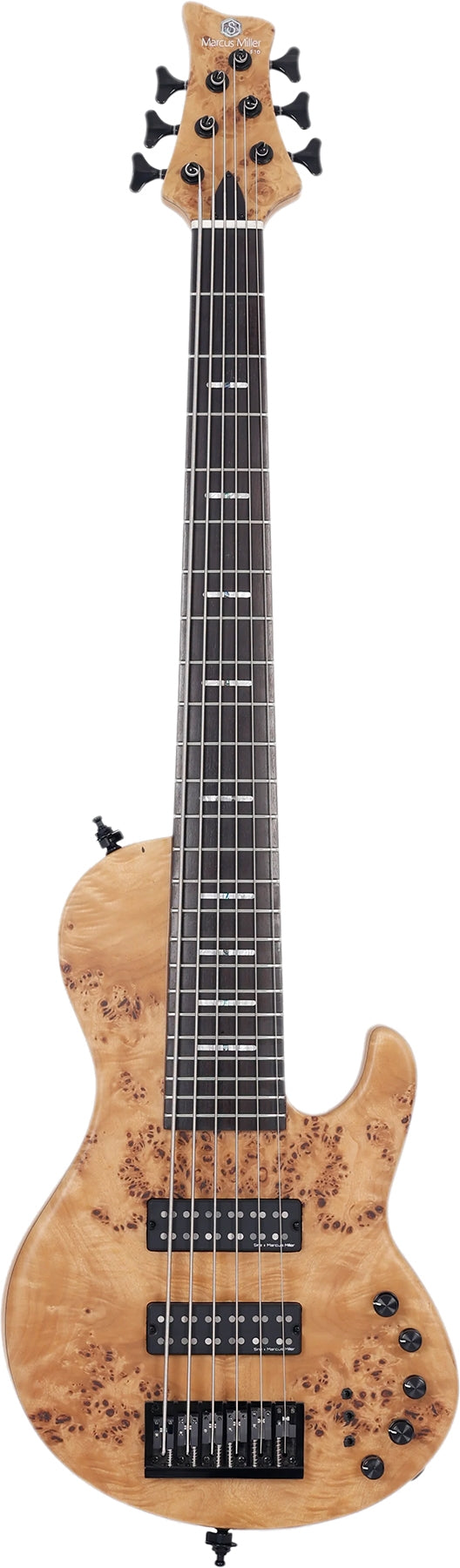 Sire 6 String RH Marcus Miller F Series Electric Bass with Case - Natural Satin