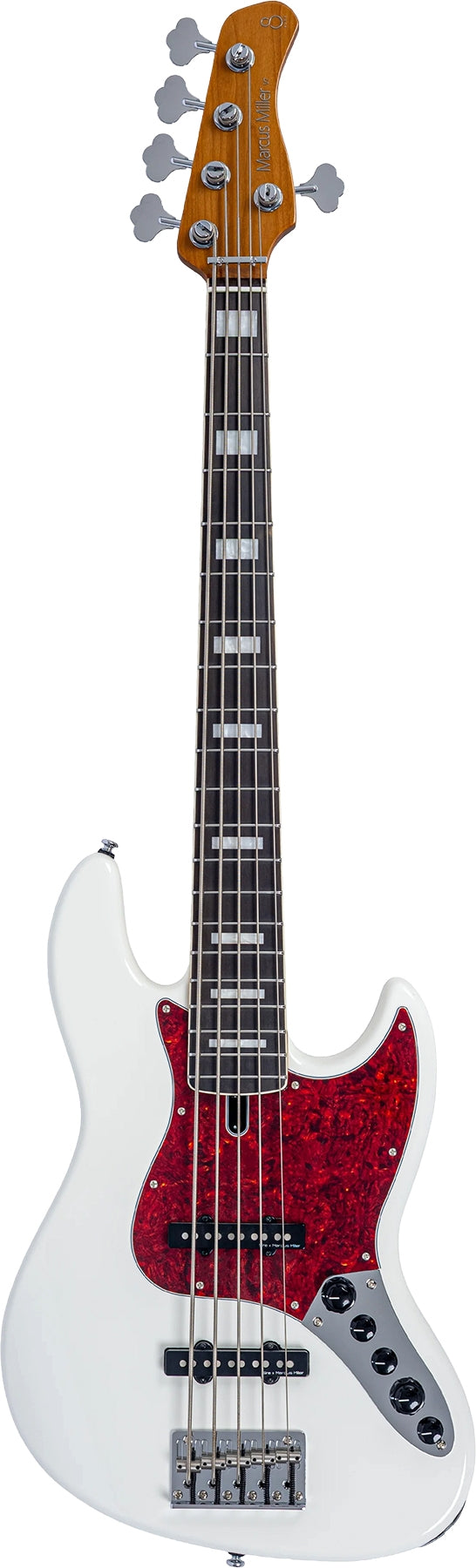 Sire 5 String RH Marcus Miller V Alder Series Electric Bass - Antique White