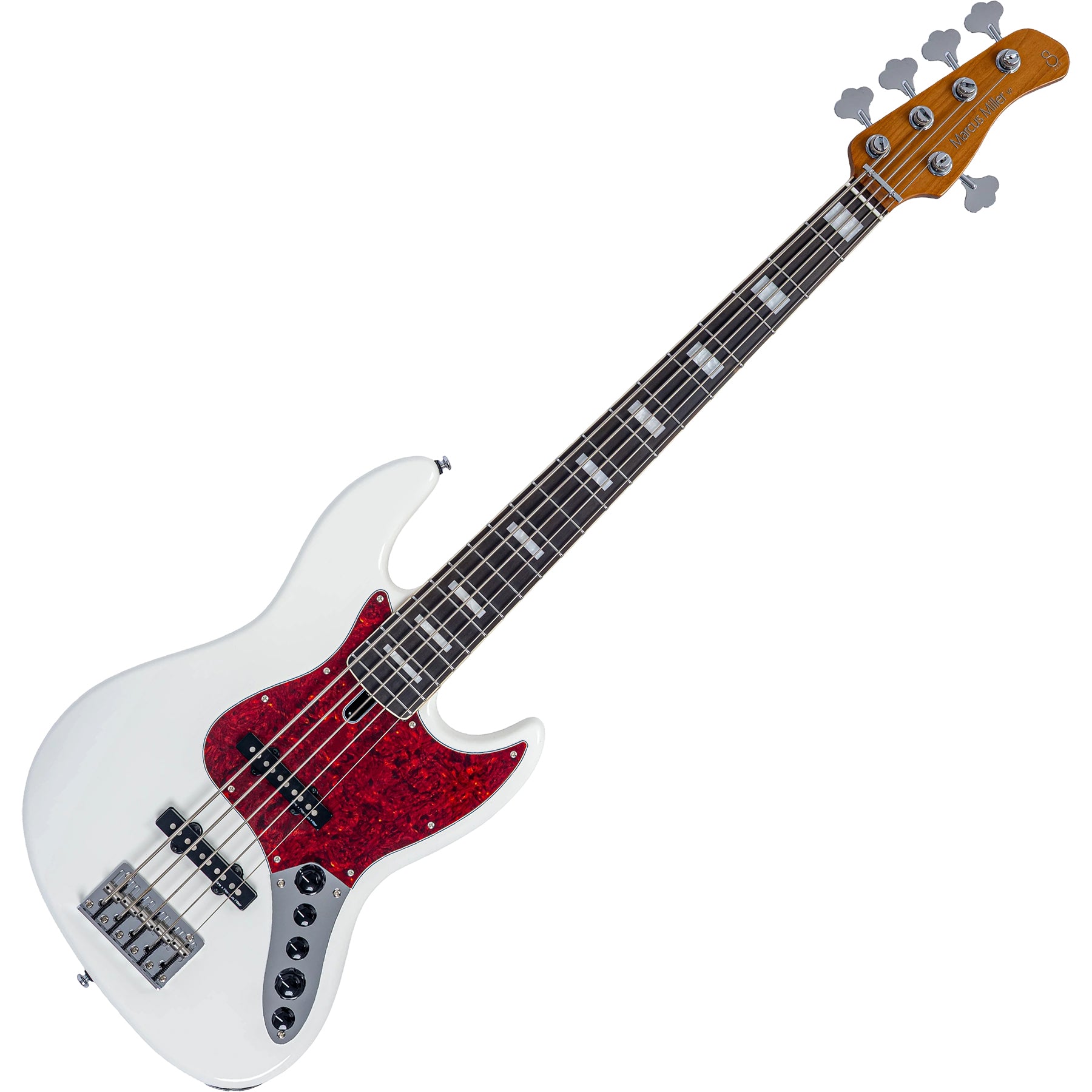 Sire 5 String RH Marcus Miller V Alder Series Electric Bass - Antique White