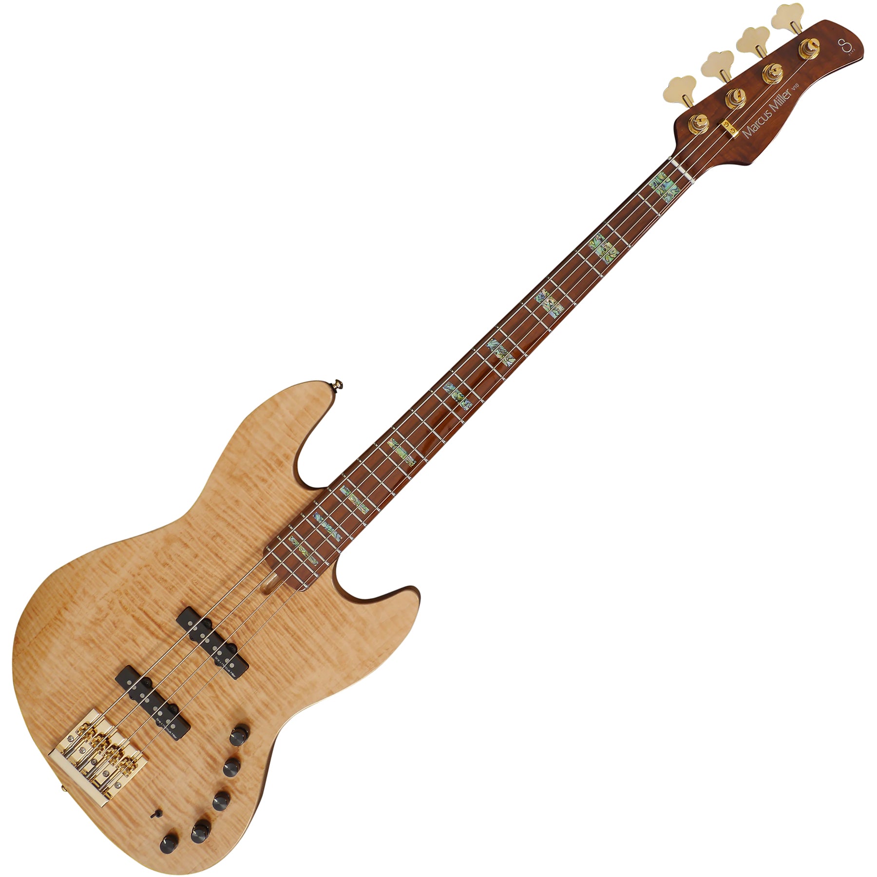 Sire 4 String RH Marcus Miller V DX Series Electric Bass with Case - Natural