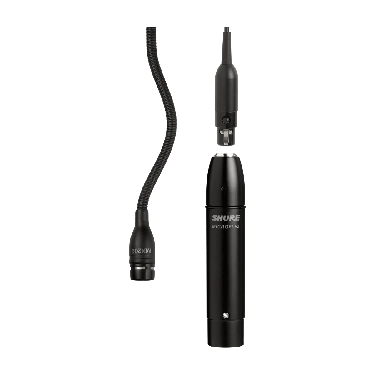 Shure MX202B/C - Cardioid Overhead Mic with In-line Preamp - Black - product view 1
