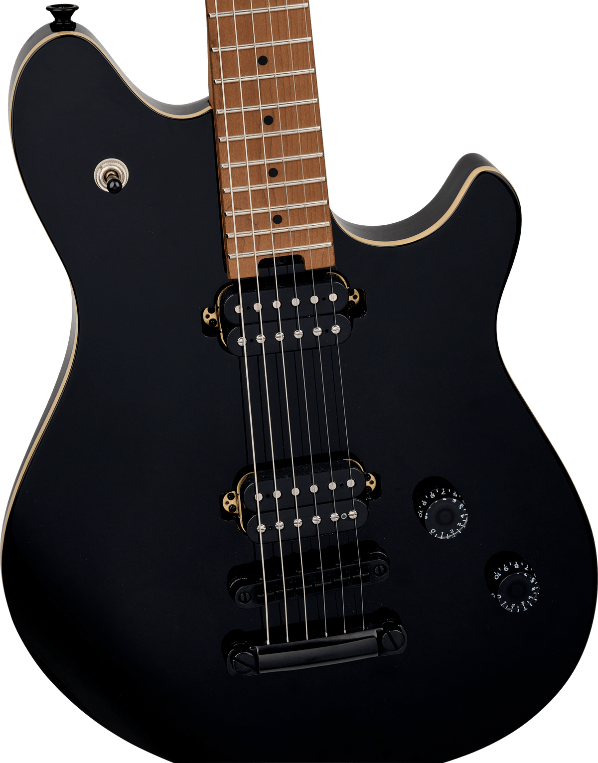 EVH® Wolfgang® Standard T.O.M., Baked Maple Fingerboard, Gloss Black