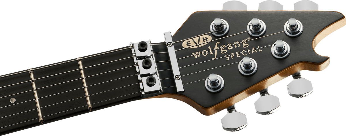 EVH Limited Edition Wolfgang® Special Striped Series, Ebony Fingerboard, Distressed Ivory