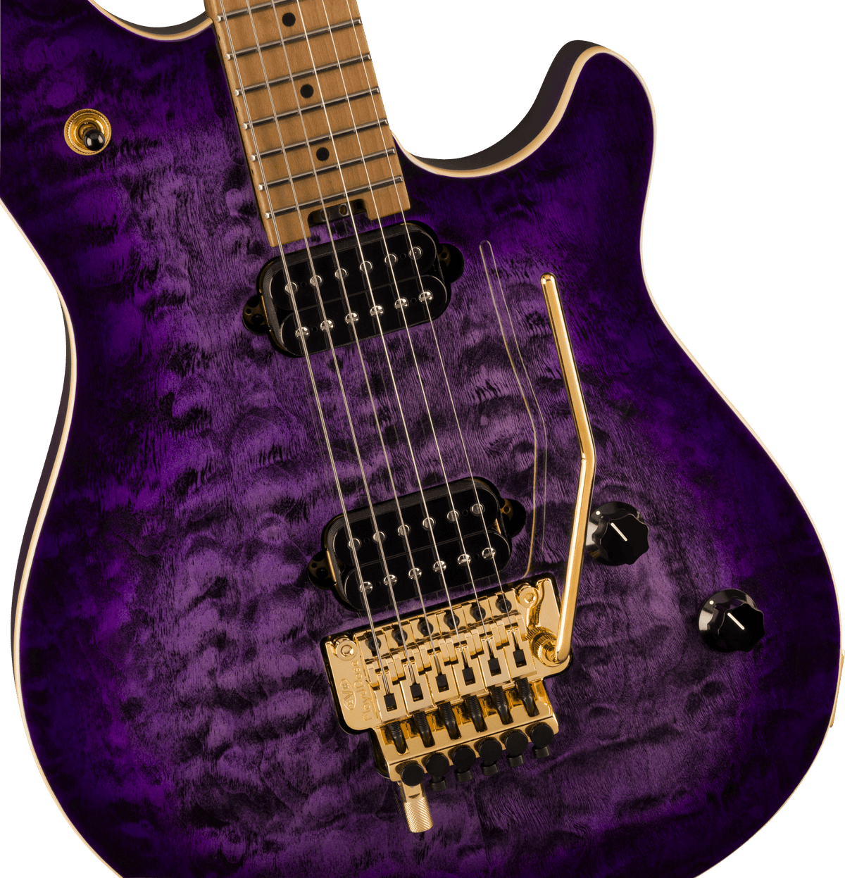 EVH Wolfgang® Special QM, Baked Maple Fingerboard, Purple Burst