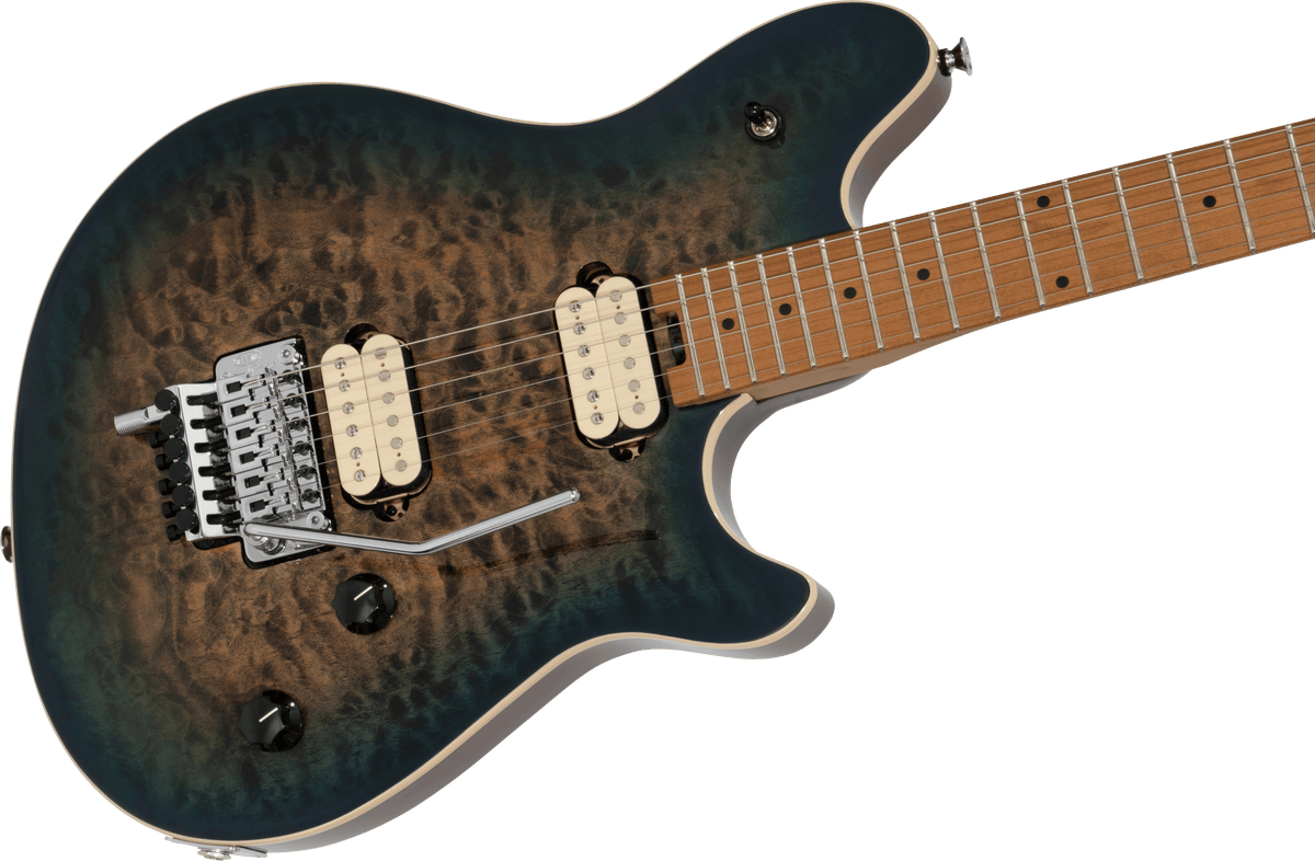 EVH Wolfgang® Special QM, Baked Maple Fingerboard, Indigo Burst