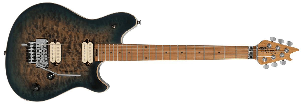 EVH Wolfgang® Special QM, Baked Maple Fingerboard, Indigo Burst