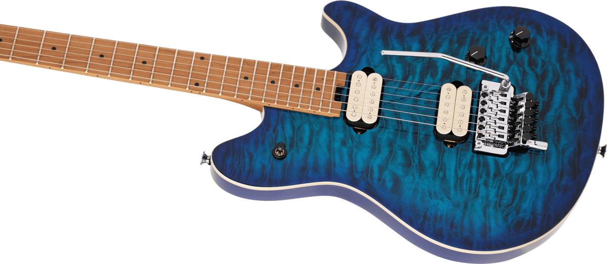 EVH Wolfgang® Special QM, Baked Maple Fingerboard, Chlorine Burst
