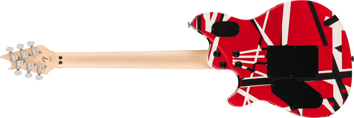 EVH Wolfgang® Special Striped Series, Ebony Fingerboard, Red, Black, and White