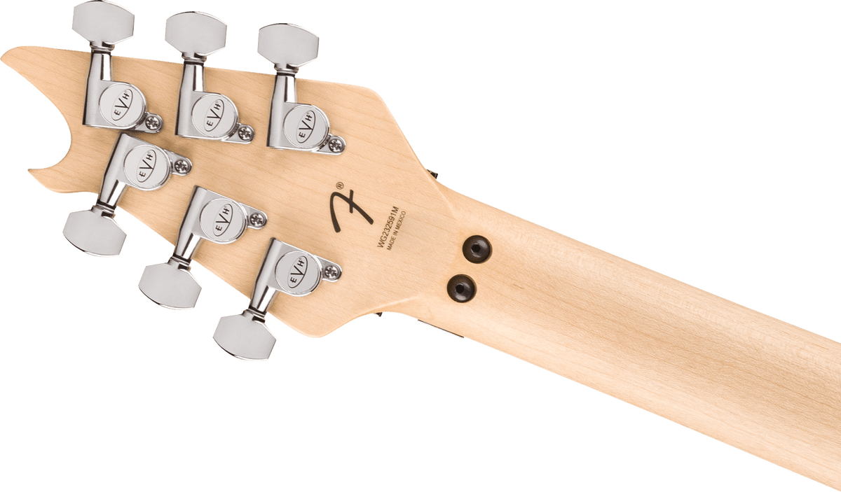 EVH Wolfgang® Special Striped Series, Ebony Fingerboard, Red, Black, and White