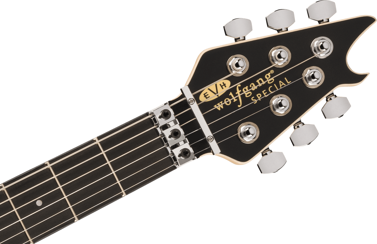 EVH Wolfgang® Special Striped Series, Ebony Fingerboard, Black and Yellow