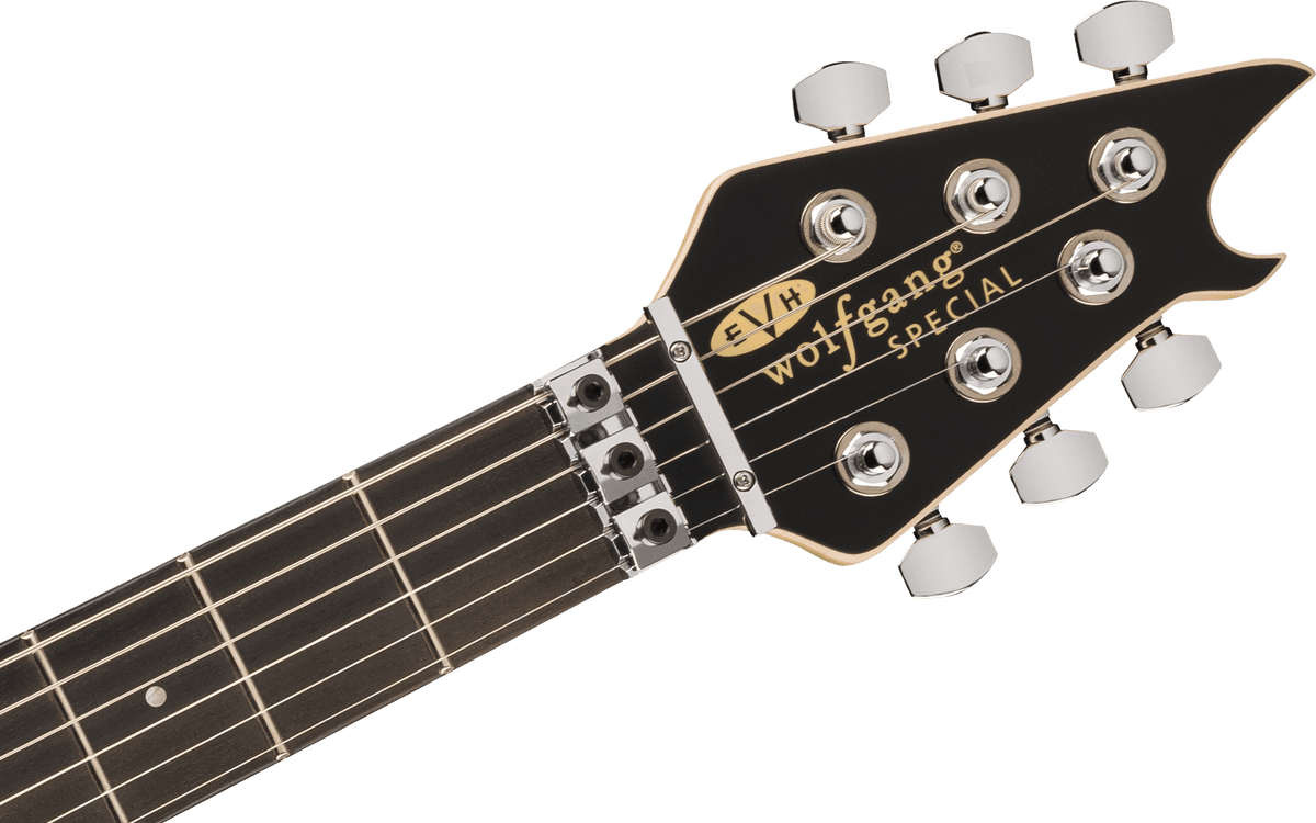 EVH Wolfgang® Special Striped Series, Ebony Fingerboard, Black and White
