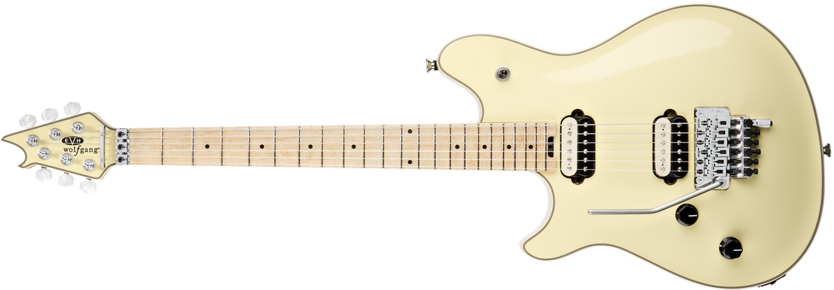 EVH Wolfgang® USA Left Hand, Birdseye Maple Fingerboard, Vintage White