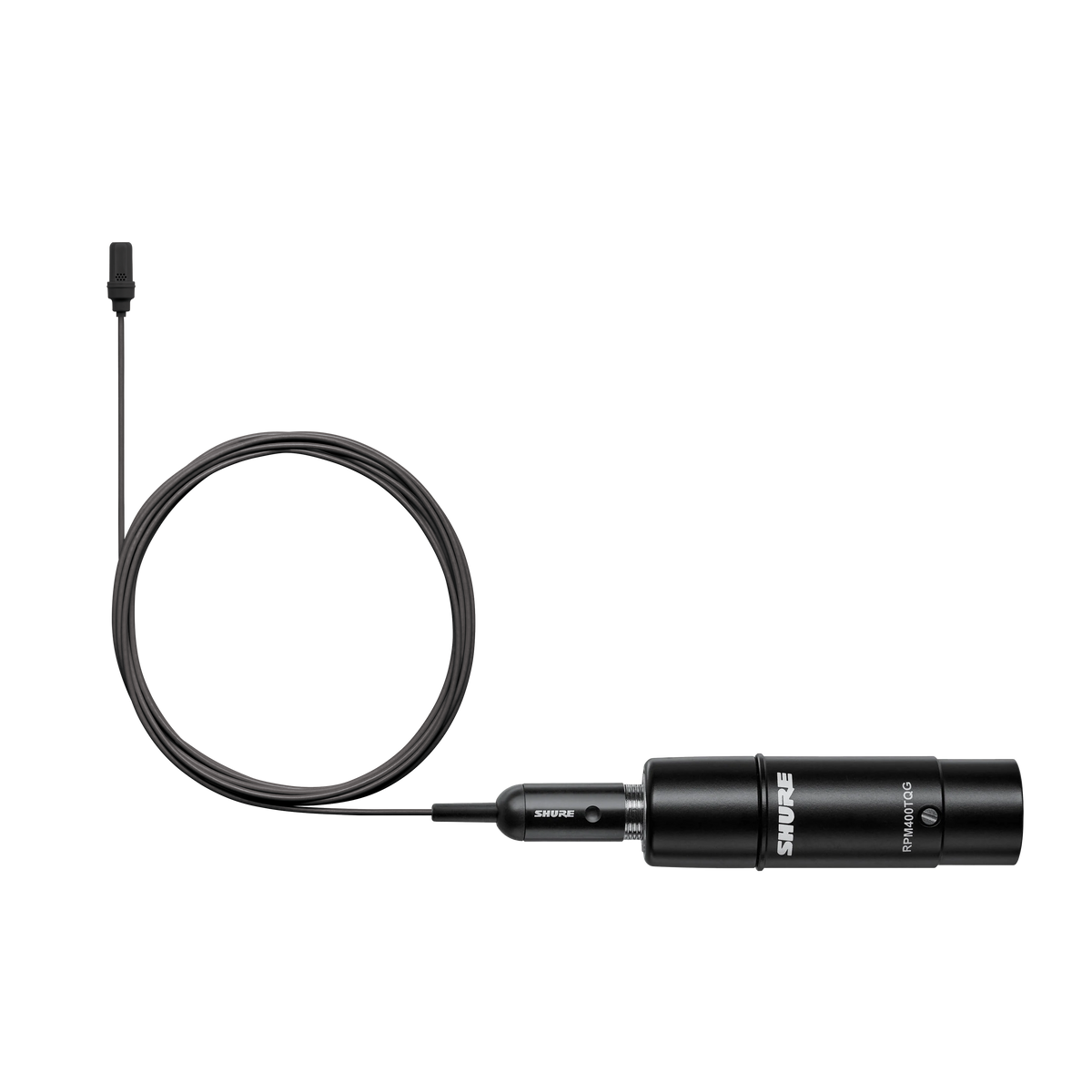 Shure UL4B/C-XLR-A - Cardioid Lavalier Microphone - Black w/XLR & Accessories - product view 2