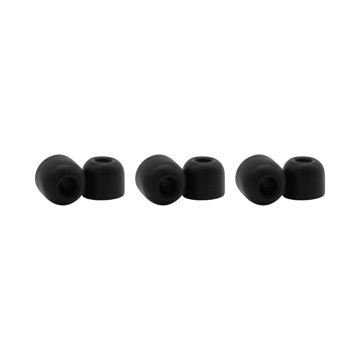 Shure EACYF1-6L - Large Foam Sleeves (6 pack) for Shure Earphones - Black - product view 1