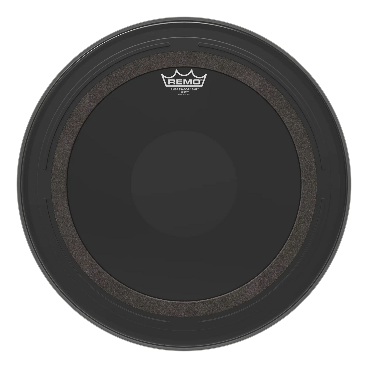 Remo Ambassador SMT Ebony Tom Drumhead, 18"