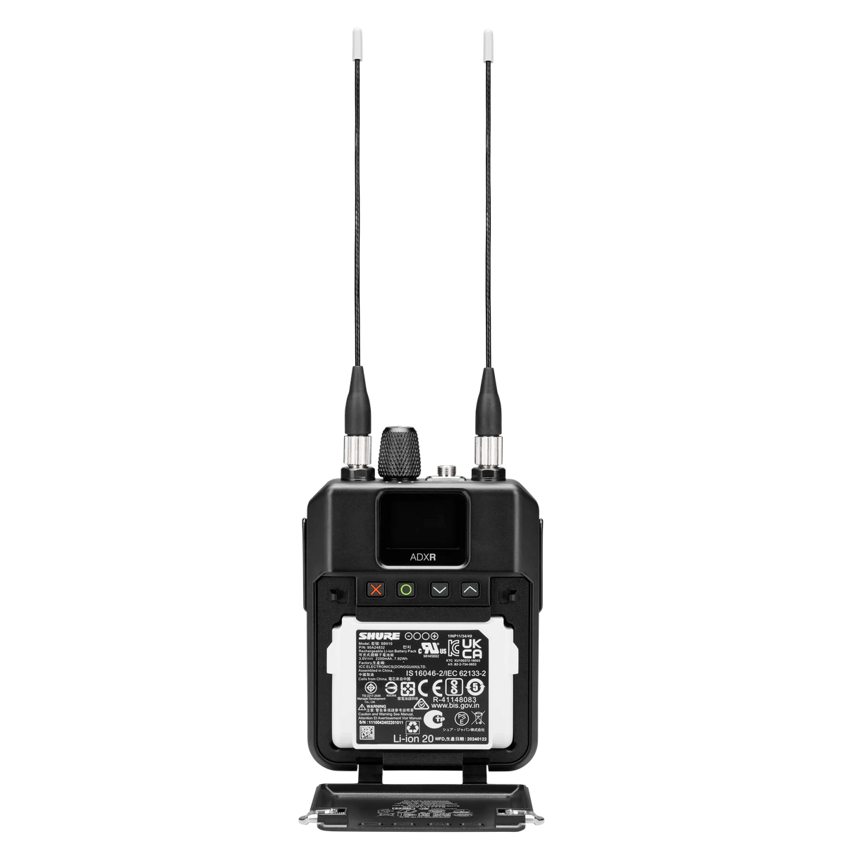 Shure ADXR-A - Axient Digital PSM Bodypack Receiver - product view 3