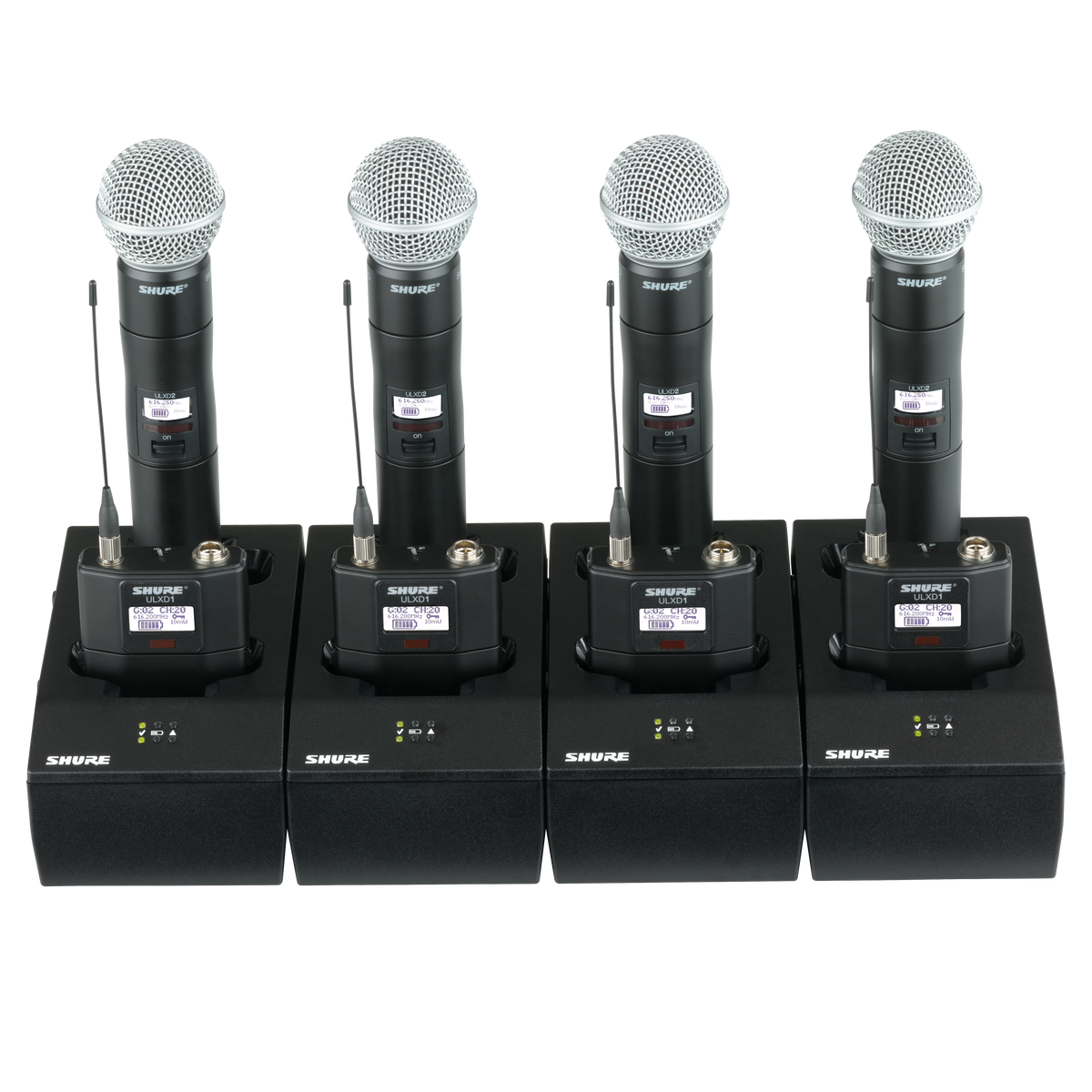 Shure SBC200 - Dual Docking Charger (No PSU) - SB900/P9RA/P10R/ULXD/QLXD - product view 3