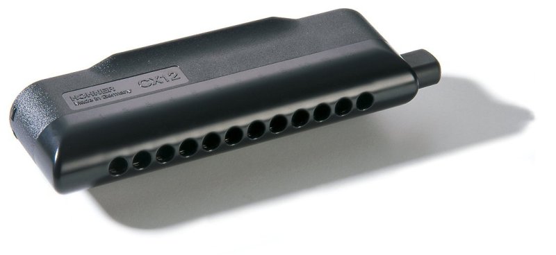 Hohner - CX-12 Black Chromatic Harmonica, Key of A
