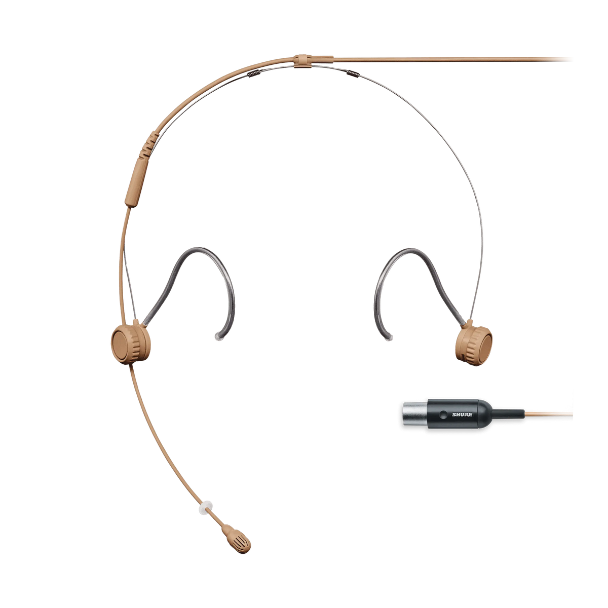 Shure TH53C/O-MTQG - Omnidirectional Headset Mic - Cocoa w/TA4F - product view 1